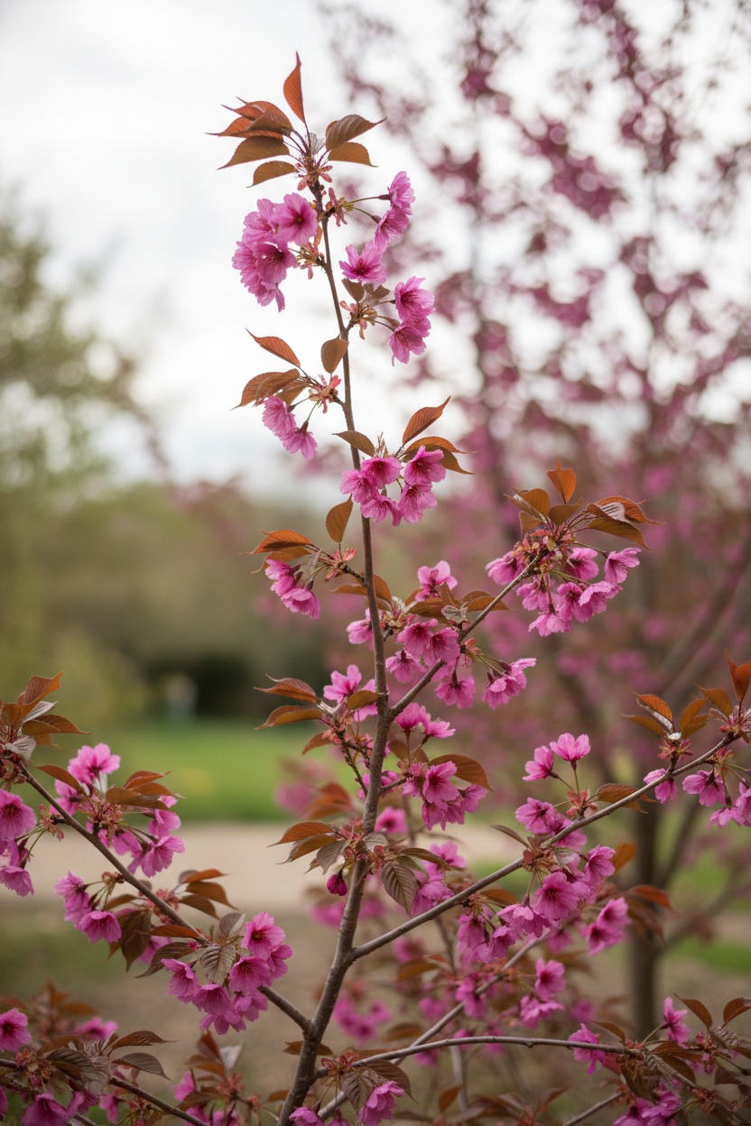 Flowering Cherry 'Royal Burgundy'