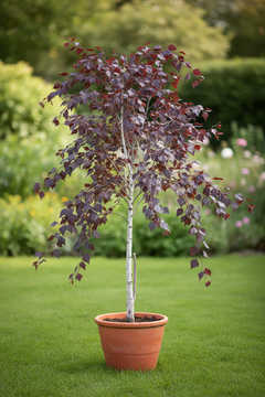 Purple leaved Birch